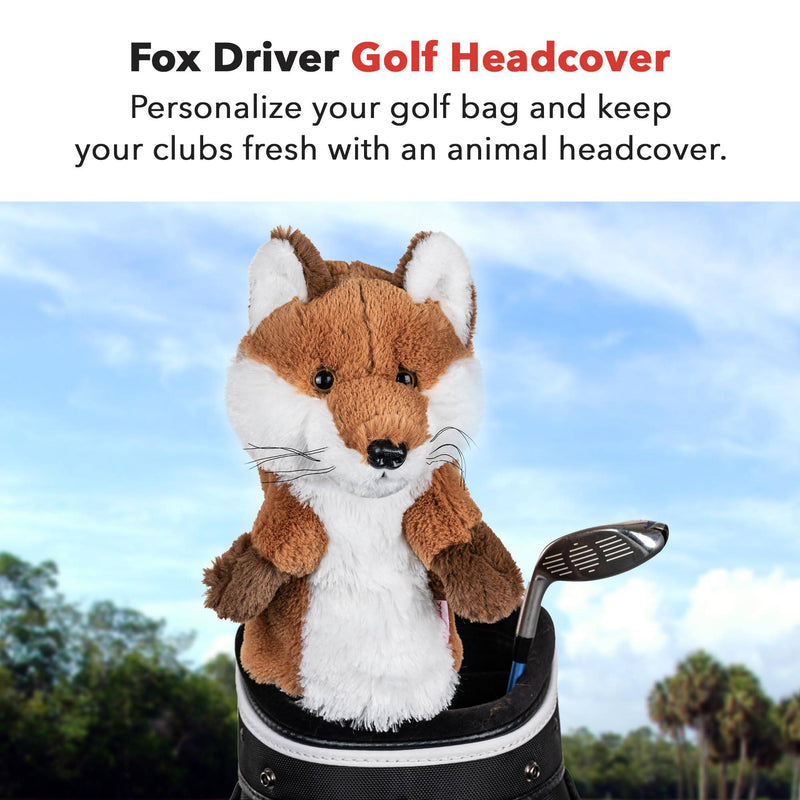 Daphne's Novely Headcover - Fox, Tan - Golf Gift