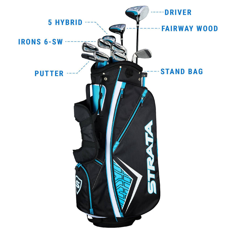 Strata Plus Complete 14 Piece Golf Package Set - Golf Gift