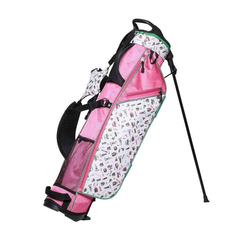 Glove It Sunday Golf Bag for Women - Super Lightweight Golf Bag with Stand, 4-Way Divider, 3 Easy-Access Pockets, Convenient & Accessible (Nine & Wine) - Golf Gift