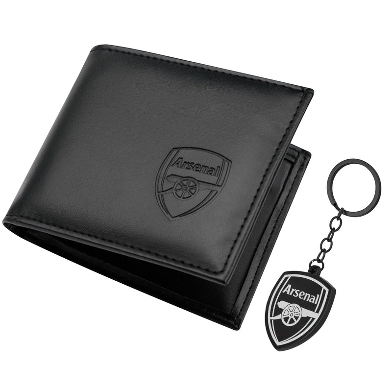 Arsenal F.C. Sports Fan Wallet Accessories Set with Card Slots & Coin Pocket, Supporters' Gear - Football Gifts for Men - Golf Gift