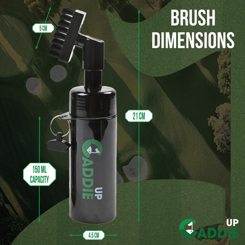 Golf Club Cleaner Brush with built in water spray - Golf Brush Cleaner or Golf Ball Cleaner - this Golf Club Brush is the perfect Golf Groove Cleaner - Golf Accessories For Men and Golf Gifts For Men - Golf Gift