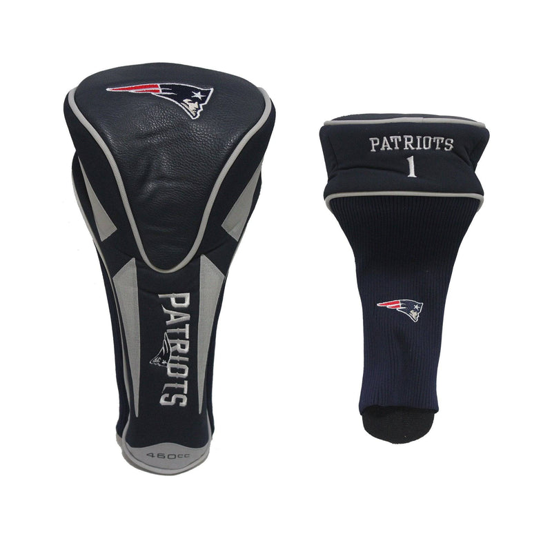 Team Golf NFL New England Patriots Single Apex Driver Head Cover Golf Club Single Apex Driver Headcover, Fits All Oversized Clubs, Truly Sleek Design - Golf Gift