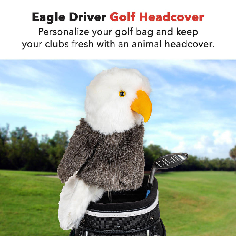 Daphne's Novelty Headcover - Eagle, White - Golf Gift