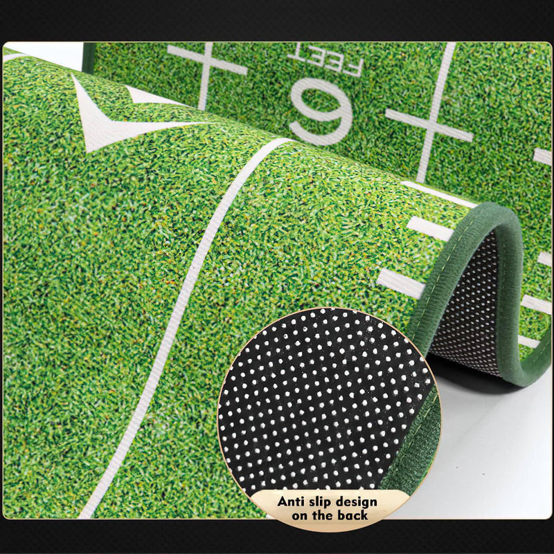 Golf Putting Mat with Golf Training Aid Set - Practice Mat with Automatic Ball Return Track for Indoor Games, Great Gift for Men's Golf - Golf Gift