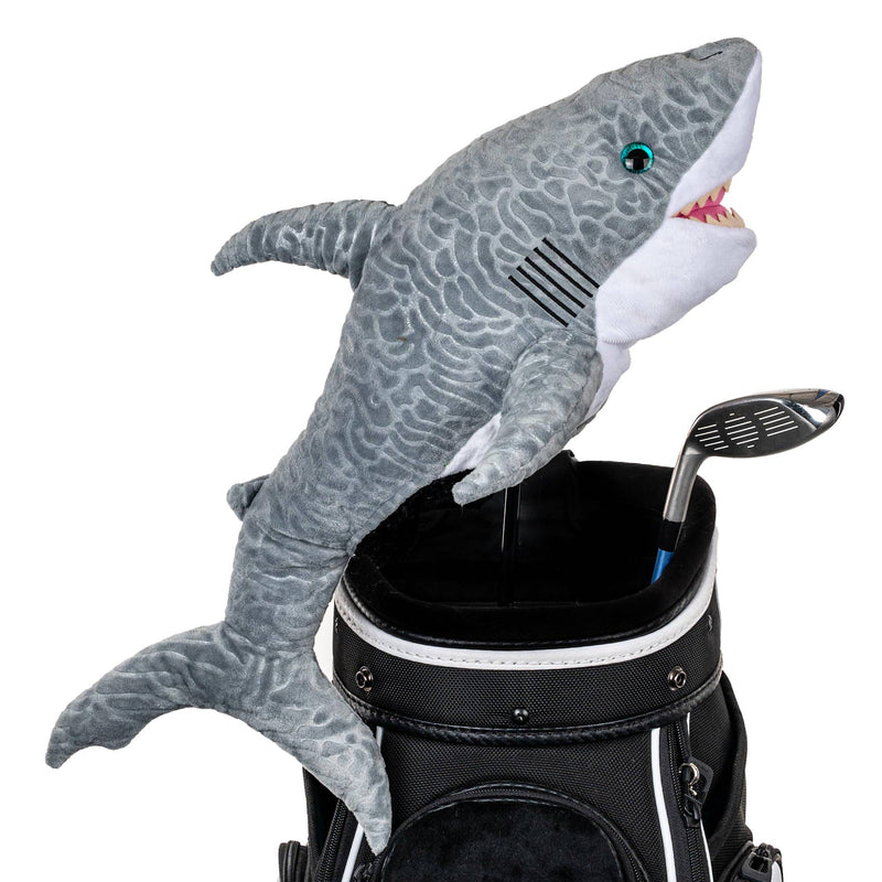 Daphne's Novely Headcover - Shark, Grey-White, Driver - Golf Gift