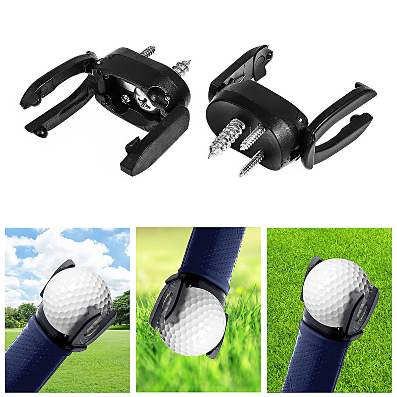 Prasacco 6 Pcs Golf Ball Picker Upper Golf Ball Retriever Foldable Golf Ball Claw Grabber Pickup Tool Golf Accessories - Golf Gift