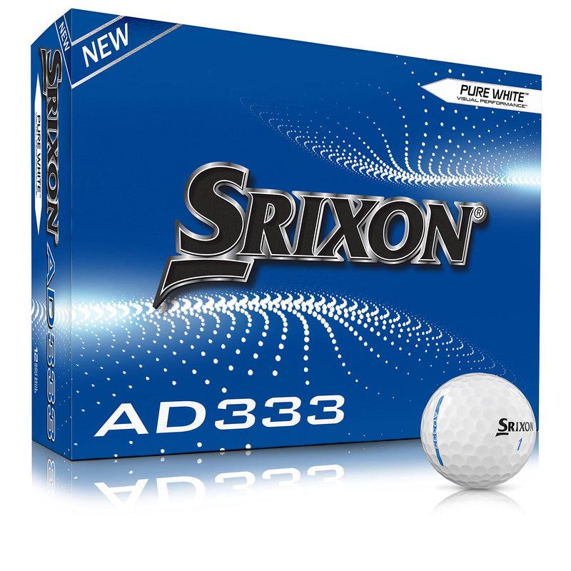 Srixon AD333 Golf Ball, Men, White, 12 Balls - Golf Gift