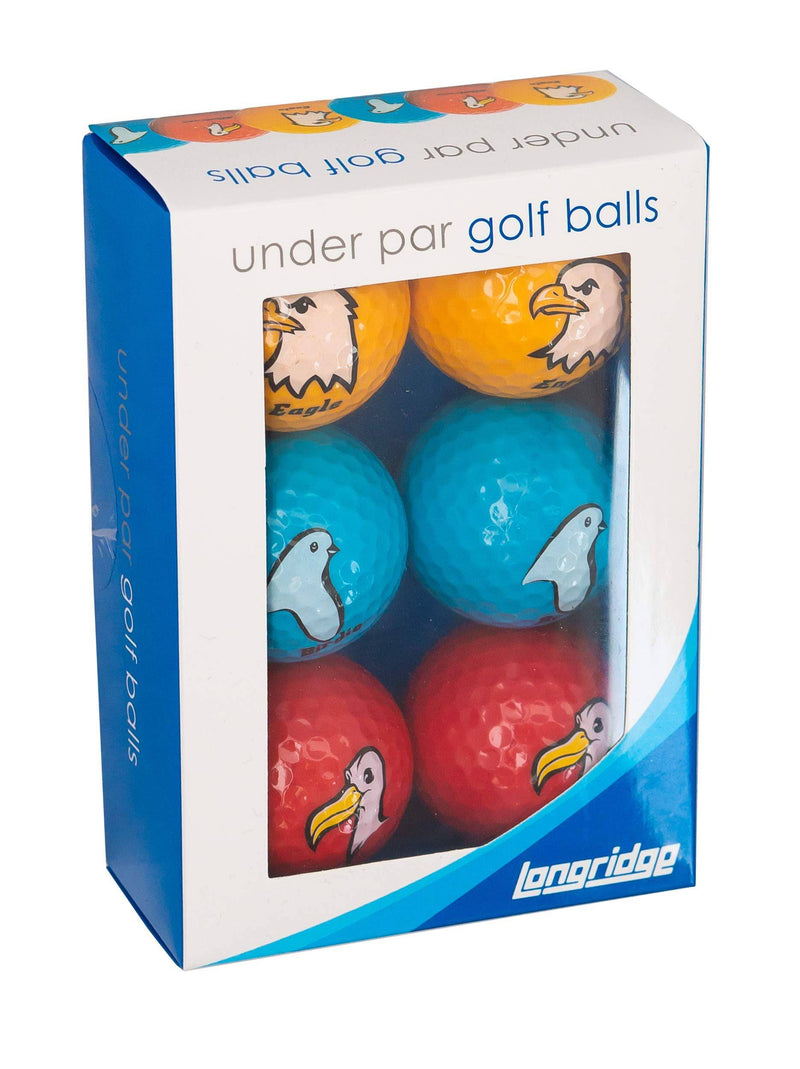 Longridge Under Par Novelty Golf Balls - Golf Gift