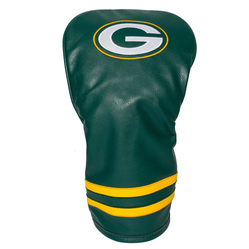 Team Golf NFL Green Bay Packers Vintage Driver Golf Club Headcover, Form Fitting Design, Retro Design & Superb Embroidery - Golf Gift