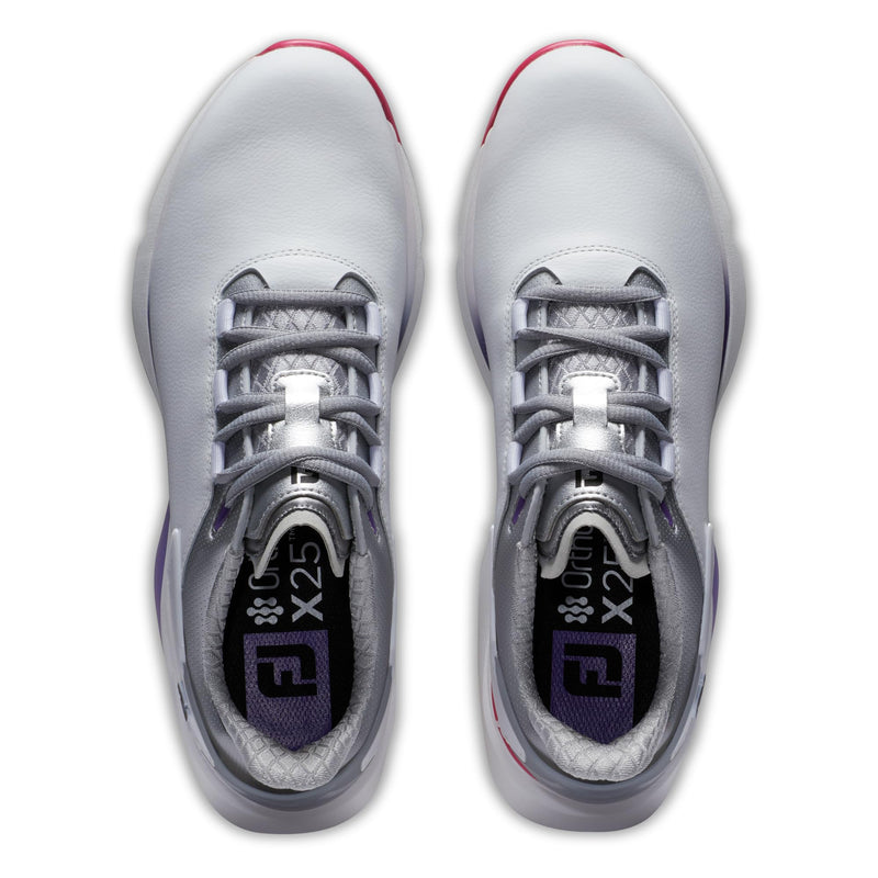 FootJoy Pro/SLX Women's Golf Shoe, White/Silver/Multi, 6.5 UK - Golf Gift