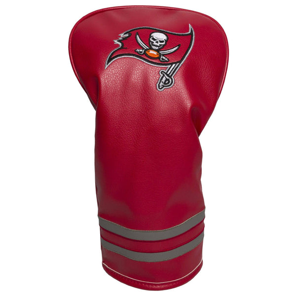 TEAM GOLF NFL Tampa Bay Buccaneers Vintage Driver Head Cover Vintage Driver Golf Club Headcover, Form Fitting Design, Retro Design & Superb Embroidery - Golf Gift