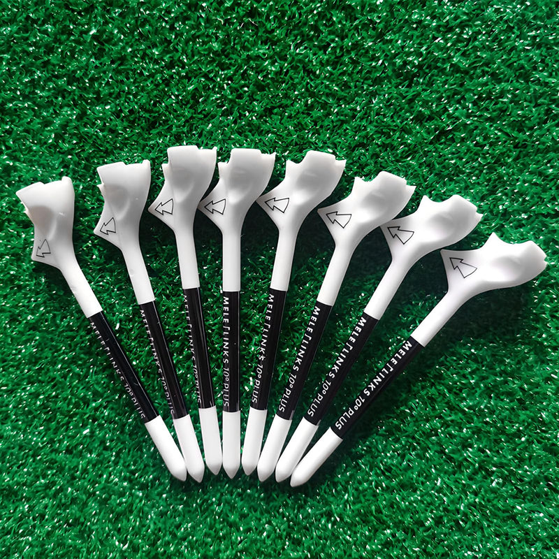 GALAMAX 10 Pcs Golf Tees, Unbreakable 10° Golf Tees Plastic, Personalised Low Resistance Golf Tee and Increase Distance Golf Accessories - Golf Gift