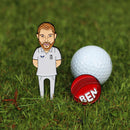 Ben Stokes Golf Divot Tool & Cricket Ball Marker Gift Set