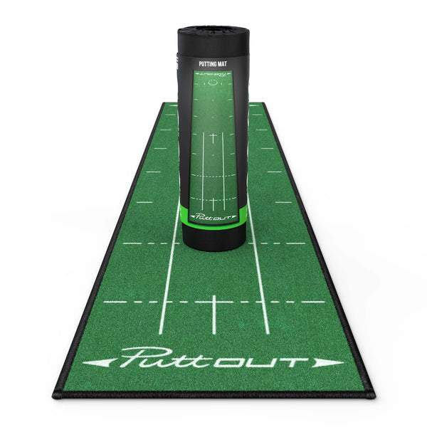 PuttOUT Medium Putting Mat - 240cm x 50cm - Golf Gift