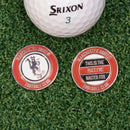 Manchester United Metal Golf Ball Marker