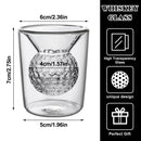 Novelty Golf Whiskey Glass – Golf Ball Design Gift for Men