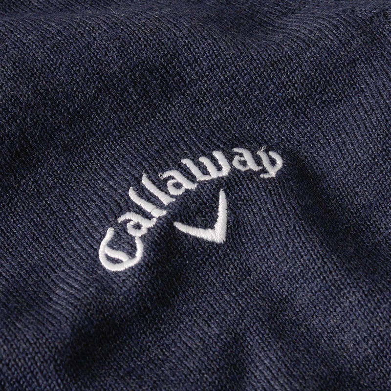 Callaway Golf Mens Odyssey LS V-Neck Sweater - Navy Heather - L - Golf Gift