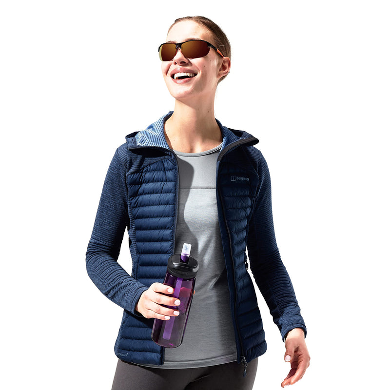 Berghaus Women's Nula Hybrid Synthetic Insulated Jacket, Durable Design, Water Resistant, Dusk, 14 - Golf Gift