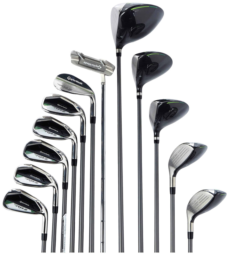 TaylorMade RBZ Speedlite Complete 13-Piece Set, Graphite, Left Hand, Regular Flex, Titanium, Black, White, Green - Golf Gift