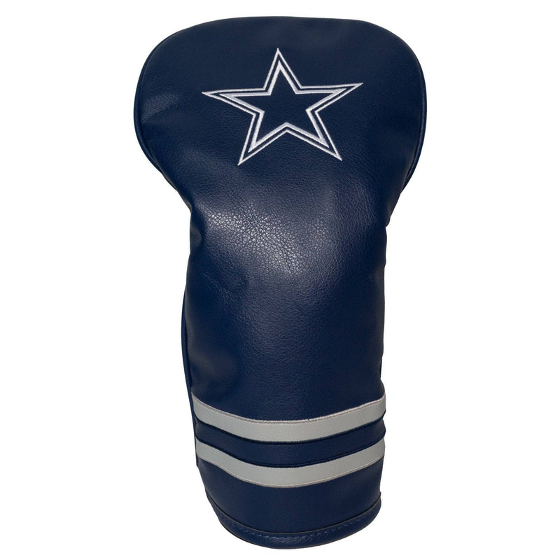 TEAM GOLF NFL Dallas Cowboys Vintage Driver Head Cover Vintage Driver Golf Club Headcover, Form Fitting Design, Retro Design & Superb Embroidery - Golf Gift