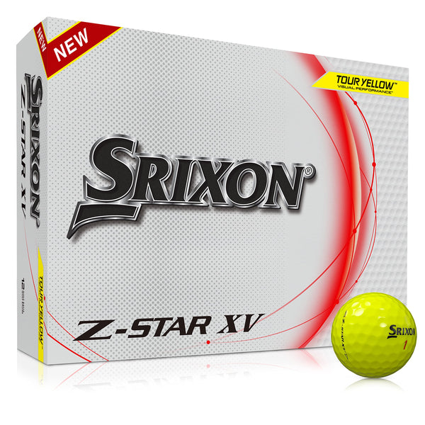 Srixon Z Star XV 8 - Dozen Premium Golf Balls - Tour Level - Performance - Urethane - 4 pieces - Premium Golf Accessories and Golf Gifts - Golf Gift