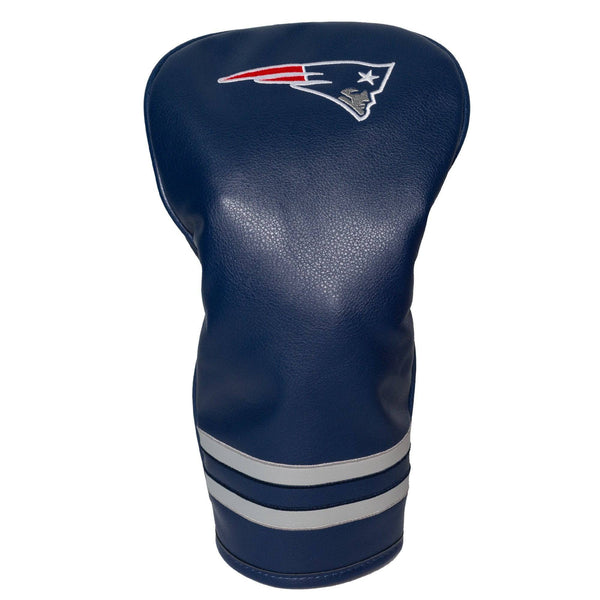 TEAM GOLF NFL New England Patriots Vintage Driver Golf Club Headcover, Form Fitting Design, Retro Design & Superb Embroidery, multi team color, one size - Golf Gift