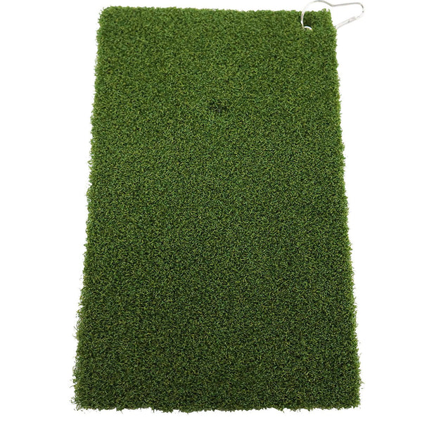 Golf Mat Turf Winter Rules Fairway Hitting Mats with Clip and Hole for Garden Backyard Indoor Outdoor Lightweight Portable (35 * 20cm Short grass) - Golf Gift