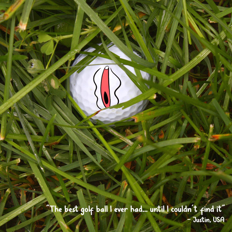 Shanker Golf Balls - The Unfindable Golf Ball - Rude Horrible Balls - Funny Joke Gift for Golfers (Sleeve of 3, Novelty, Playing Quality) - Golf Gift