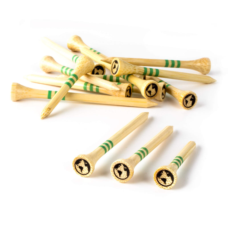 Bamboo Golf Tees Mixed Sizes | Strong Sustainable Biodegradable | 30pcs - Golf Gift