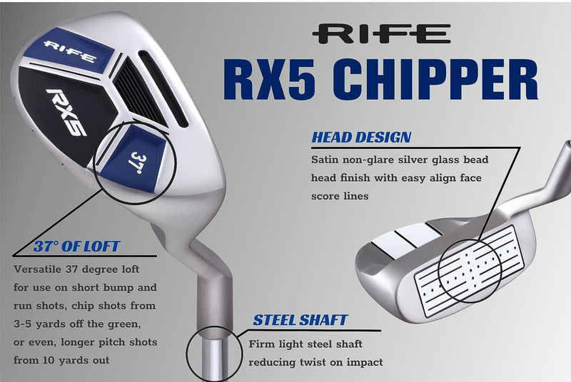 RIFE RX5 Chipper Ladies Standard Length Womens 37 Degree Right Handed New Lady Golf Club - Golf Gift