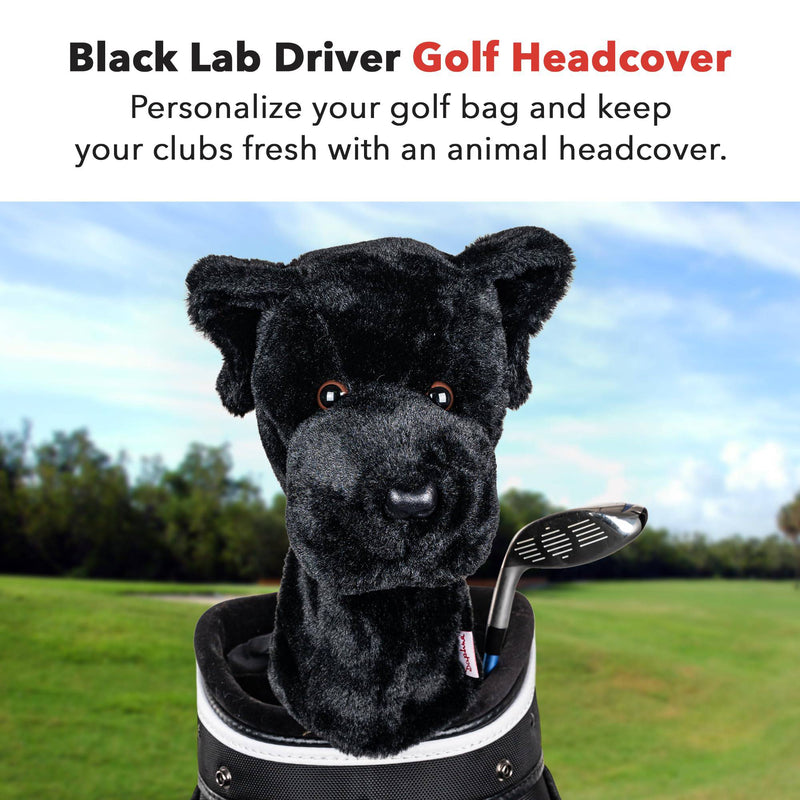 Daphne's Novely Headcover - Black Labrador - Golf Gift