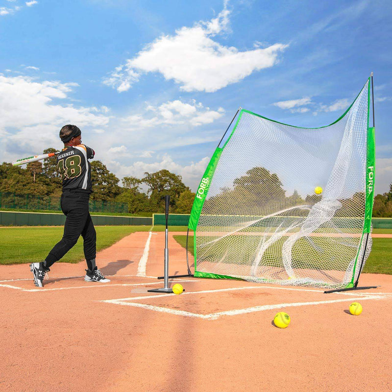 FORB Portable Hitting Net 7ft x 7ft - Multi-Sport Practise & Hitting Training From Your Garden - Golf Gift