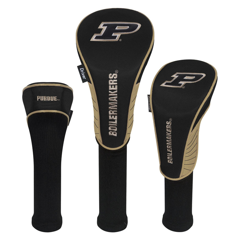 Team Effort Purdue Boilermakers Set of Three Headcovers - Golf Gift