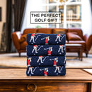 Angry Golfer Novelty Socks – Blue Golf Gift for Men (UK 9–12)