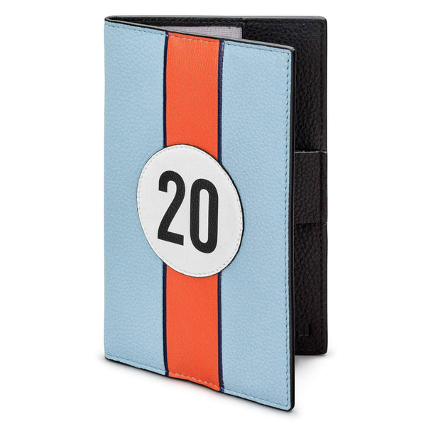 Yoshi Race Car Livery #20 Leather Golf Scorecard Holder, for Golf Score Cards, Men & Women with Pen Loop - Golf Gift