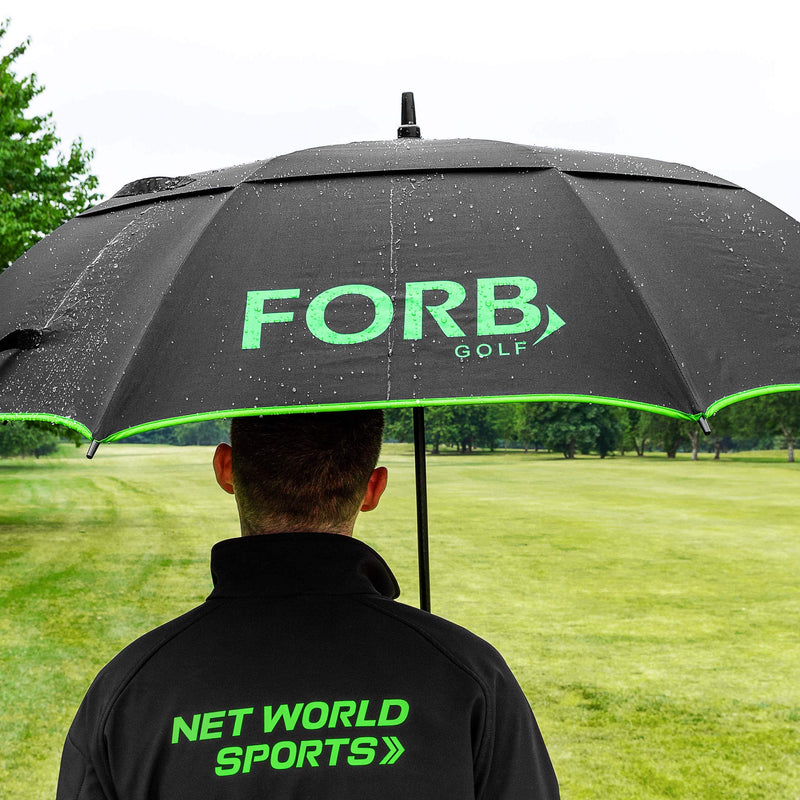 FORZA Sport Umbrellas | 60" Double Layered Canopy With a Locking Button For Instant Opening (FORB Umbrella, Pack of 1) - Golf Gift