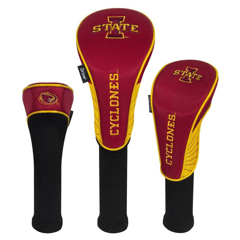 Team Effort Iowa State Cyclones Set of Three Headcovers - Golf Gift