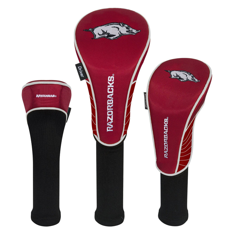 Team Effort Arkansas Razorbacks Set of Three Headcovers - Golf Gift