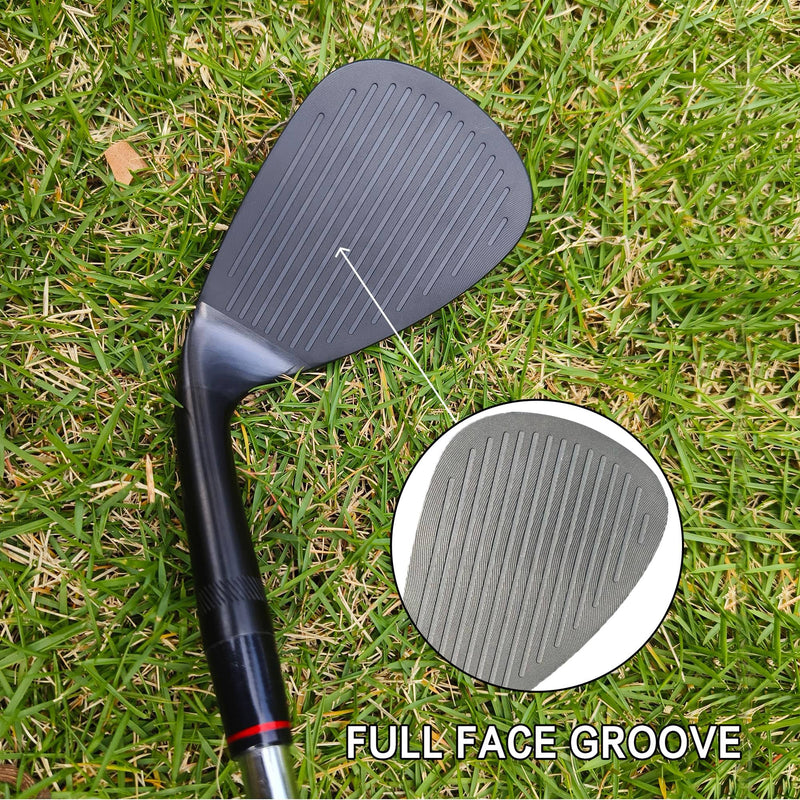 yamato Full Face Golf Wedge Set or Individual Golf Wedges 50/52/54/56/58/60 Forged Golf Gap Wedge Sand Wedge Lob Wedge Golf Clubs Milled Face for High Spin - Great Golf Gift - Golf Gift