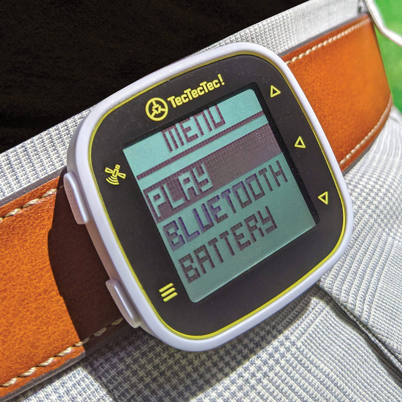 TecTecTec ULT-G Ultra-Light Portable GPS Golf Watch with Rechargeable Battery and LCD Display, Precharged with 38K Worldwide, Lightweight, Simple, Easy to Use for Men and Women - Golf Gift