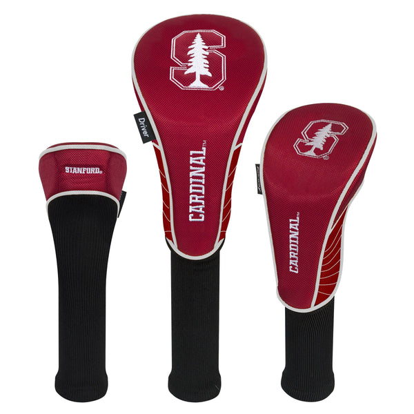 Team Effort Stanford Cardinal Set of Three Headcovers - Golf Gift