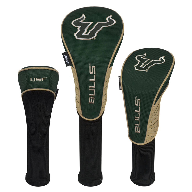 Team Effort South Florida Bulls Set of Three Headcovers - Golf Gift