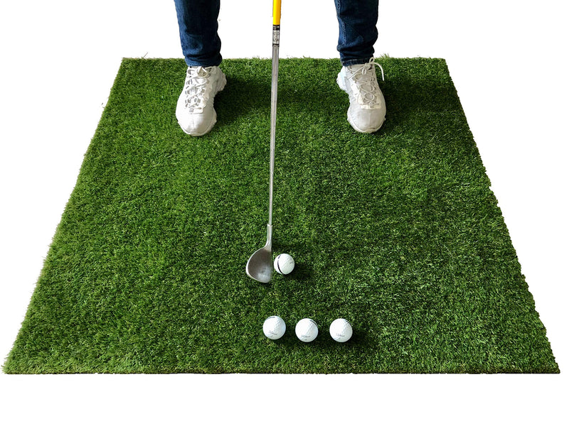 LARGE GOLF GRASS PRACTICE MAT | DRIVING CHIPPING PITCHING PUTTING (150cm x 100cm) - Golf Gift