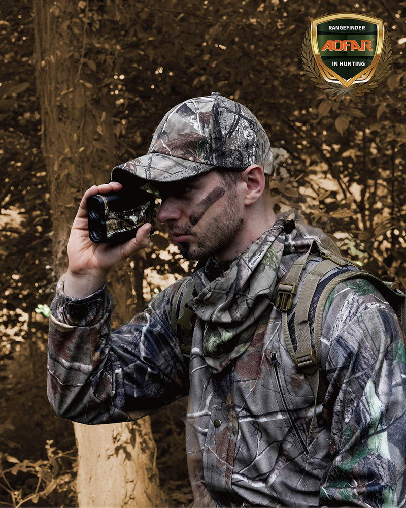 AOFAR HX-700N Golf Range Finder Hunting 700 Yards Archery Rangefinder for Bow Hunting with Range & Speed Mode, Free Battery, Carrying Case - Golf Gift