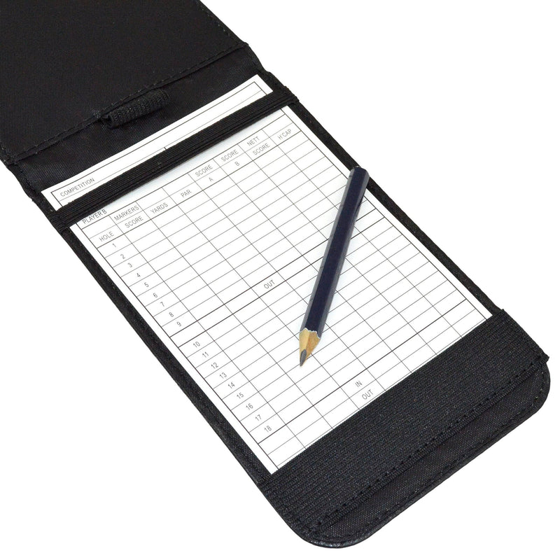 PGA TOUR Score Card Holder - Black,18 X 11 X 0.8cm - Golf Gift