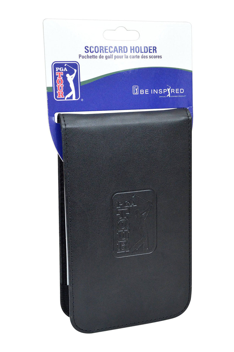 PGA TOUR Score Card Holder - Black,18 X 11 X 0.8cm - Golf Gift