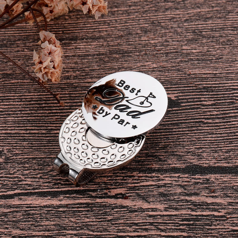 Golf Ball Marker Hat Clip Golf Daddy Magnetic Golf Ball Marker for Dad Fathers Day Birthday Gifts Idea Golf Lover Dad Gifts for Him Funny Golf Ball Marker for Daddy Papa Christmas Summer Gifts for Him - Golf Gift