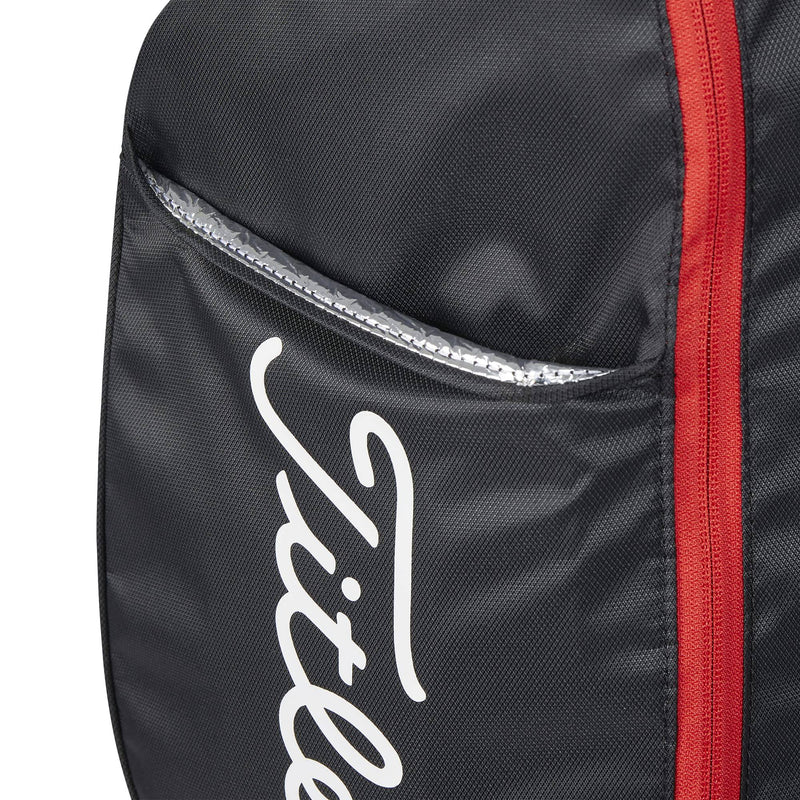 Titleist Premium Carry Golf Bag, Black/Black/Red - Golf Gift