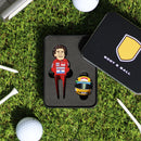 Ayrton Senna Tribute Golf Divot Tool & Helmet Ball Marker
