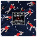 Angry Golfer Novelty Socks – Blue Golf Gift for Men (UK 9–12)